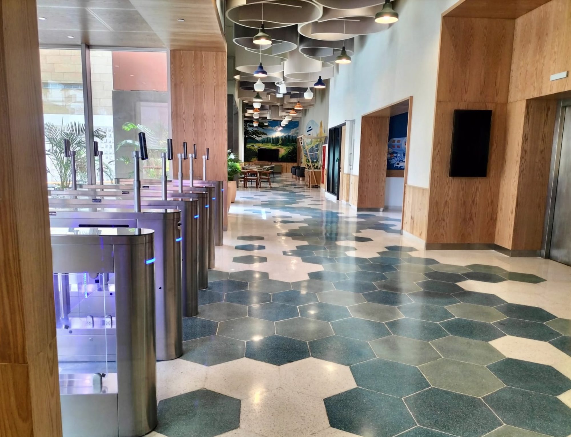 Getz Pharma — Head Office, Ground Floor (Reception) — Getz Pharma commercial / reception + structure in Korangi, Karachi, Pakistan — view 4